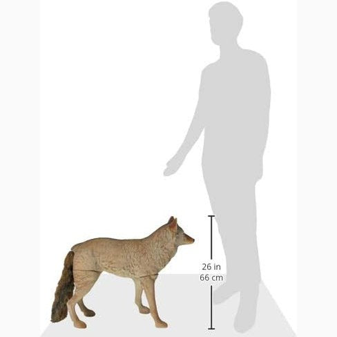 Flambeau Outdoors Lone Howler Coyote Decoy, Removable Legs, Deterrent