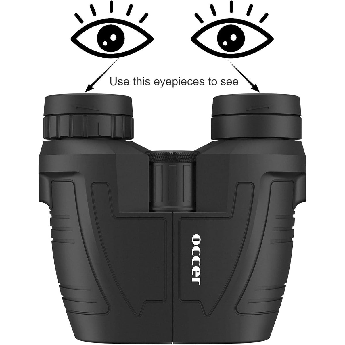 Occer 12x25 Compact Binoculars for Adults and Kids
