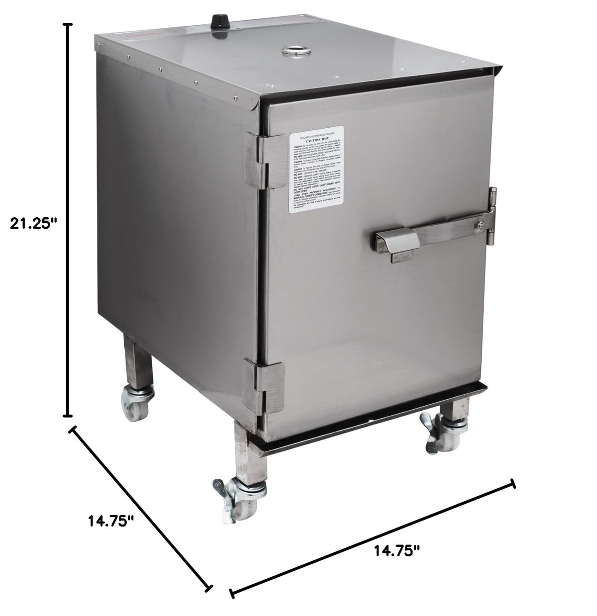 SmokinTex 'The OG' Electric Smoker - Spacious & Insulated Stainless Steel Meat Smoker with 700W Heating, & Temperature Control for BBQ, Jerky, Vegetables