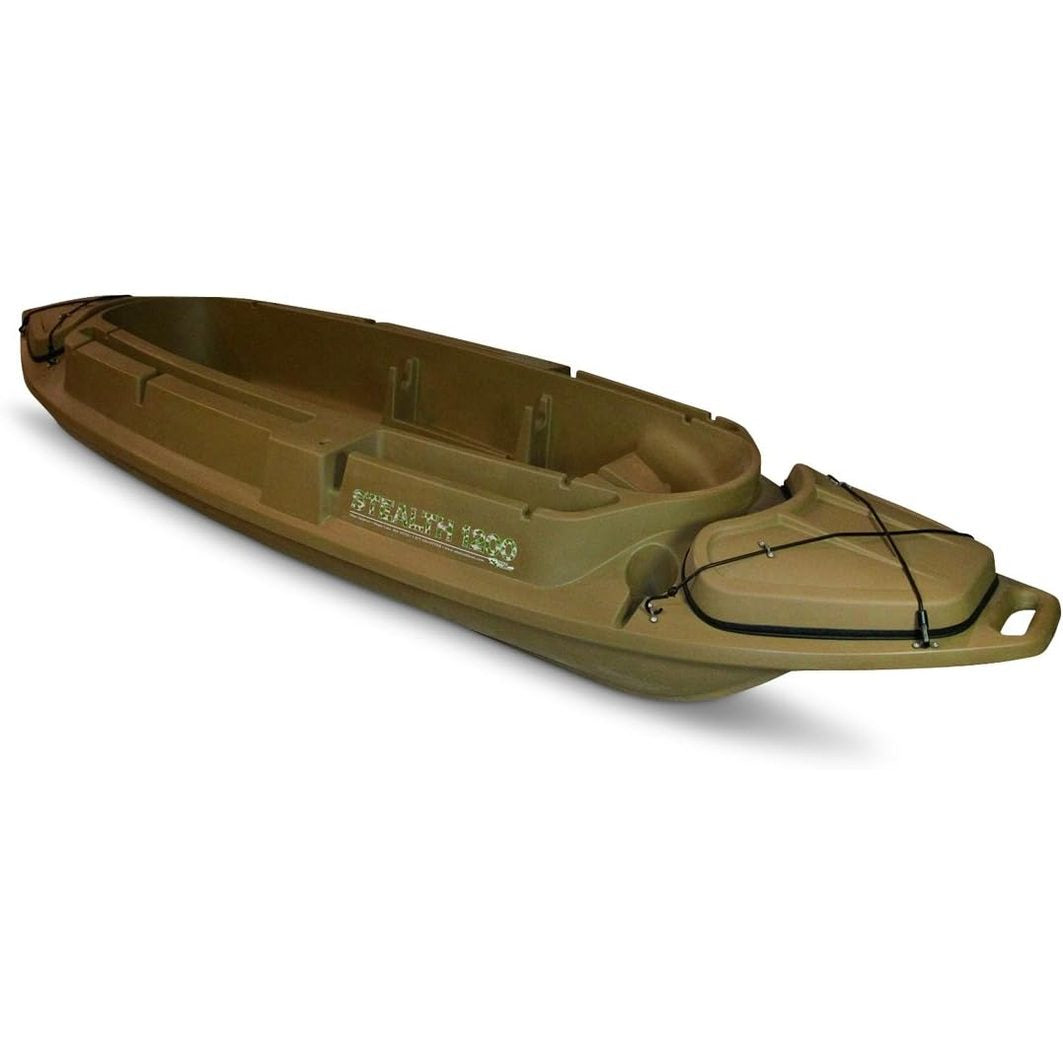 Beavertail Stealth 1200 Sneak Boat, Marsh Brown