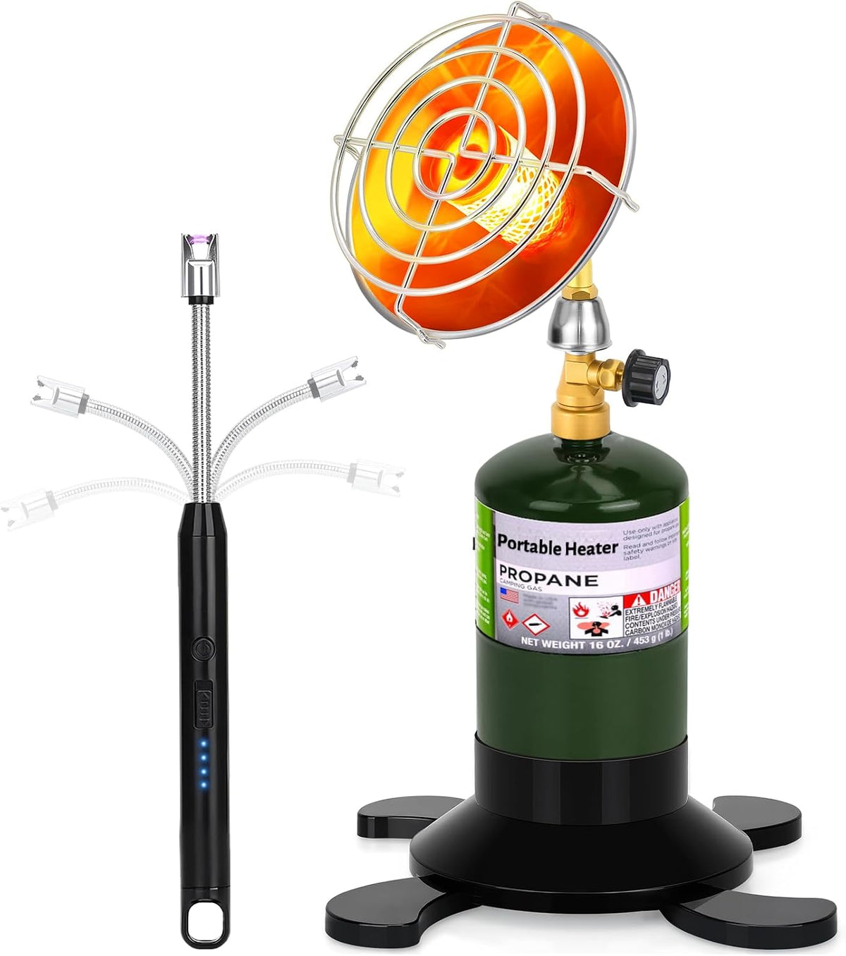 Portable Propane Heater for Camping Outdoor, Space Patio Tent Heater