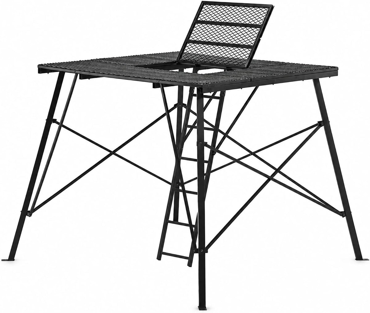 Muddy Ground Blind Platform, 65 L x 65 W Steel Outdoor Hunting Trap Door