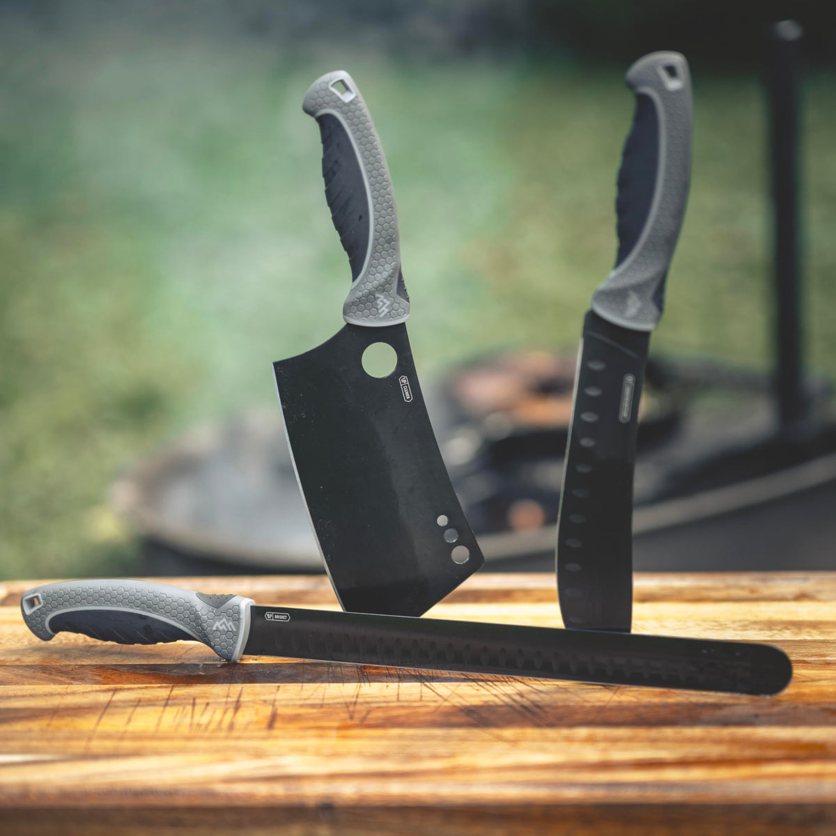 OUTDOOR EDGE ErgoMax 6-Piece Professional Game Processing Knife Set - Caping & Boning Knives, Skinning Knife, Butcher, Elite Big Game, Elk & Deer Hunting Gear, Perfect Field Dressing Knife Set