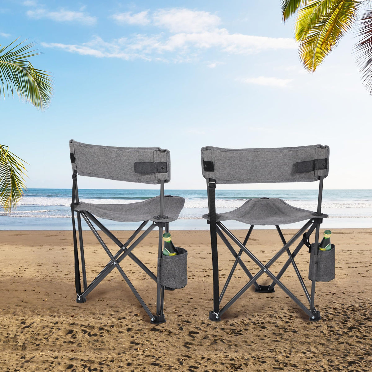 REDCAMP 2 Pack Tripod Hunting Chairs for Blinds