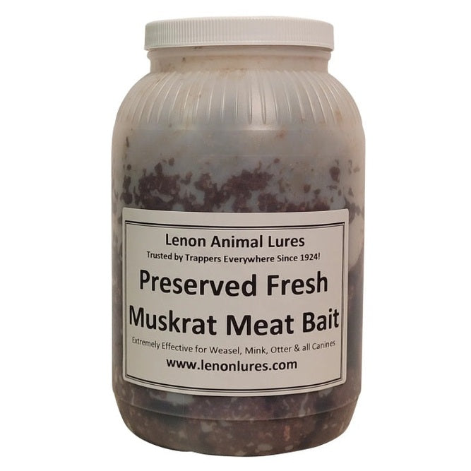 Lenon Lures Fresh Preserved Muskrat Meat Bait