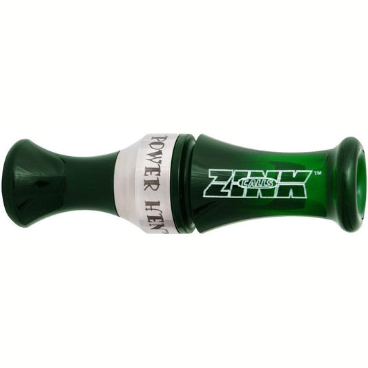 Zink Calls Power Hen 2 (PH-2) Polycarbonate Double Reed Durable Hunting Waterfowl Duck Game Call, Mallard Green
