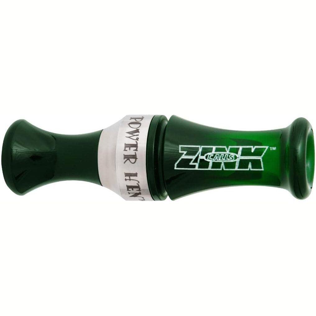 Zink Calls Power Hen 2 (PH-2) Polycarbonate Double Reed Durable Hunting Waterfowl Duck Game Call, Mallard Green