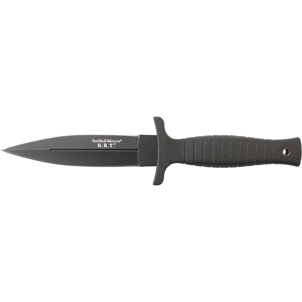 Smith & Wesson 9" H.R.T Double Edged Boot Knife with High Carbon Stainless Steel Blade