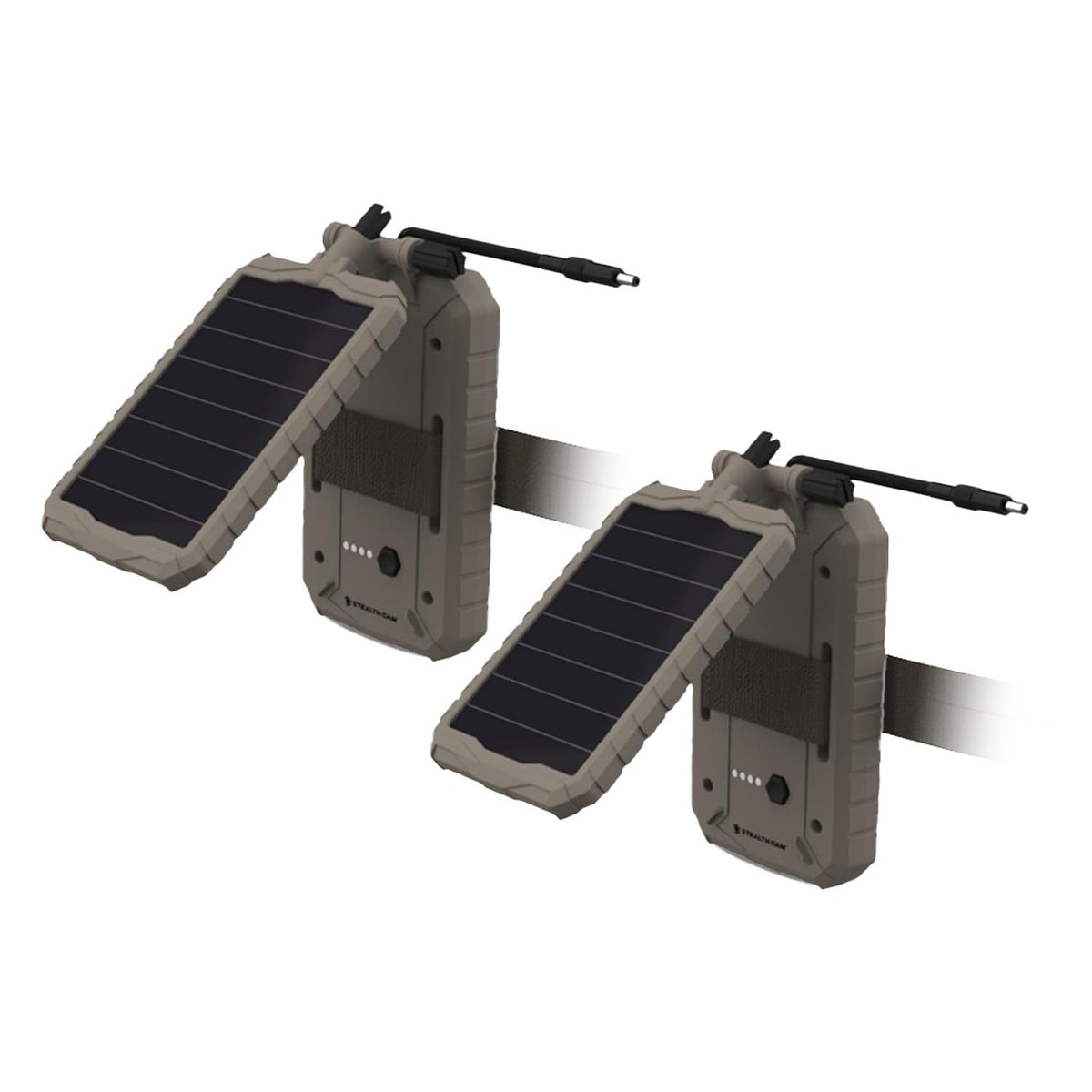 Stealth CAM Sol-Pak Solar Battery Pack, 12V Solar Power Panel, Compatible