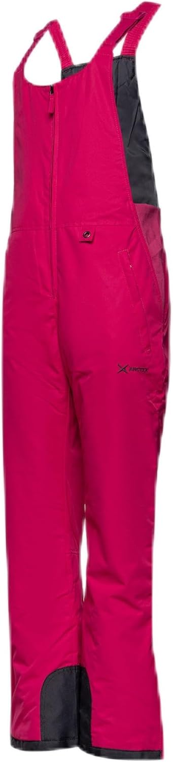 Arctix Women's Essential Insulated Ski Bibs, Water Resistant Snow Pants for Skiing & Snowboarding