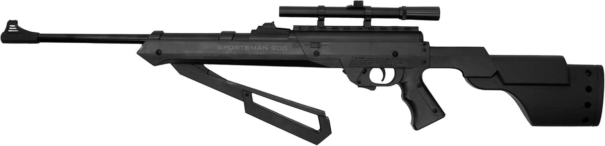 Barra Air Guns Sportsman 900 BB Gun Rifle for Adults, Pellet Rifles for Hunting, 177 Caliber Airgun with Rifle Scope - Shoot Pellets & BBS, 800 FPS
