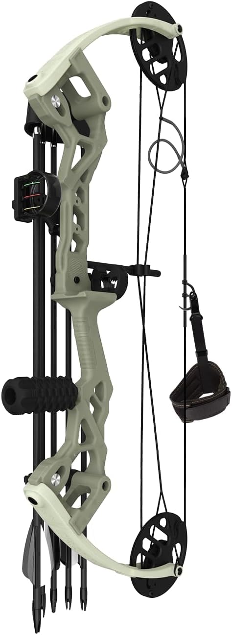 Sanlida Archery Dragon X6 Compound Bow Kit for Youth, Kids & Beginners, Bow and Arrows Set, 19”-28” Draw Length, 15-30 LBS Draw Weight, RH Only