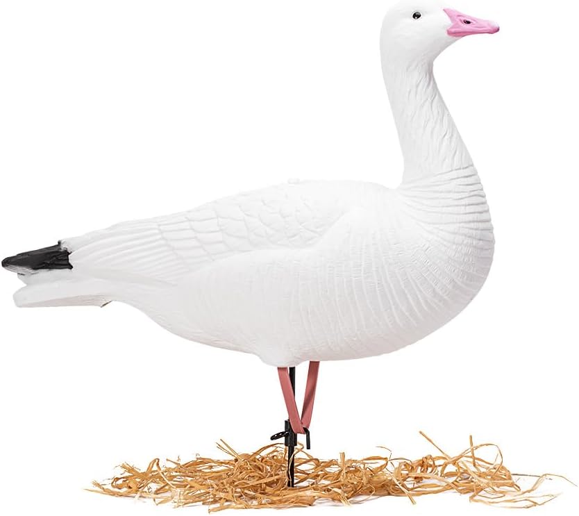 Heerweiyi Goose Decoys Pack of 6, Popular New Material EVA Collapsible Plastic Goose Hunting Decoys, Goose Decoys, Easy to Carry and Use, Cost Effective