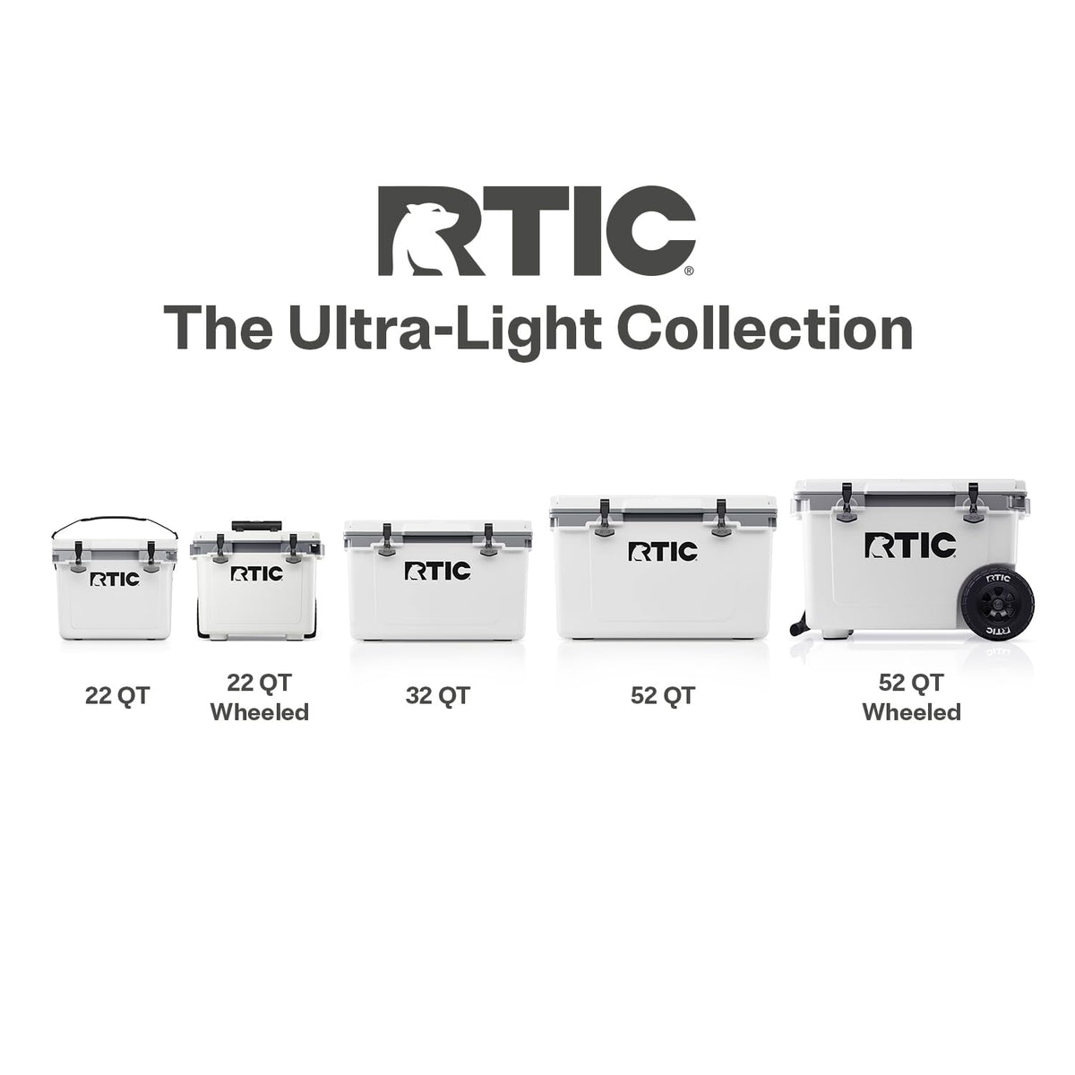 RTIC 72 QT Ultra-Light Wheeled Hard Cooler