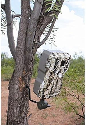 HME Economy Trail Camera Holder with 360-Degree Camera Compact Sturdy Design Easy Installation & Versatile Compatibility