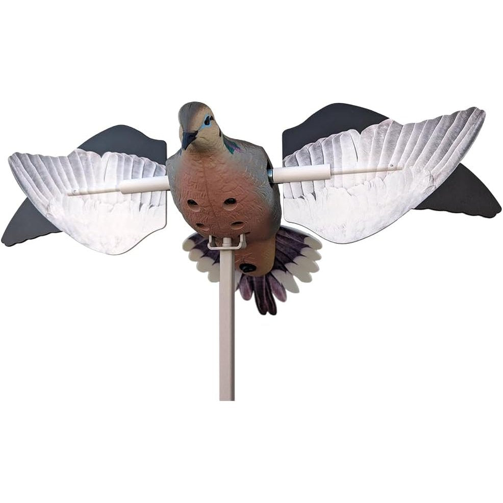 Avian-X PowerFlight Spinning Wing Dove Life-Size Motion Decoy - Durable Weather-Resistant Realistic Lifelike Hunting Decoy with Mounting Stake & Carry Bag Included