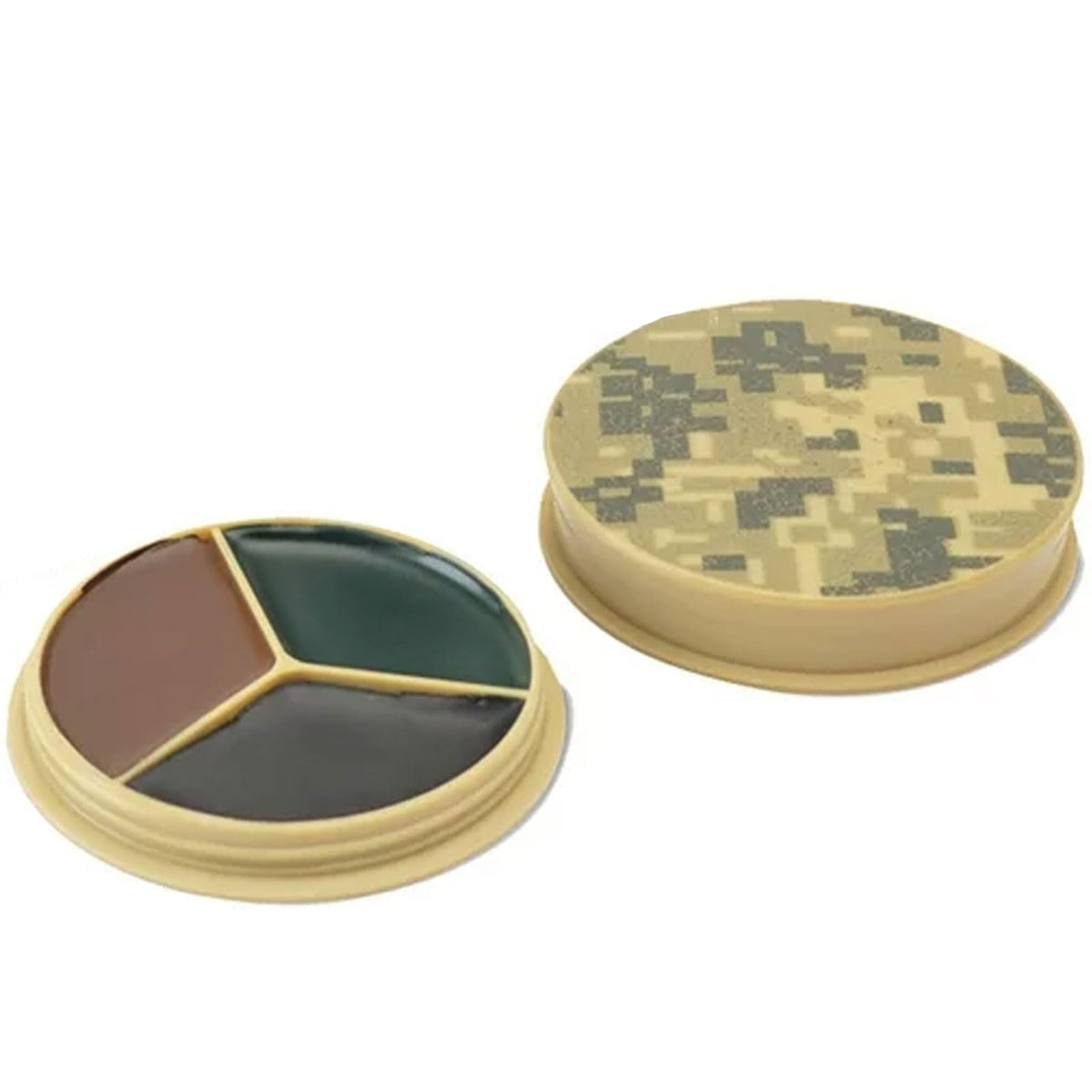 HME Camo Face Paint Kit with Mirror - Long-Lasting Non-Glare Easy-to-Use Concealment Makeup for Hunting in Compact Case, 5 Colors