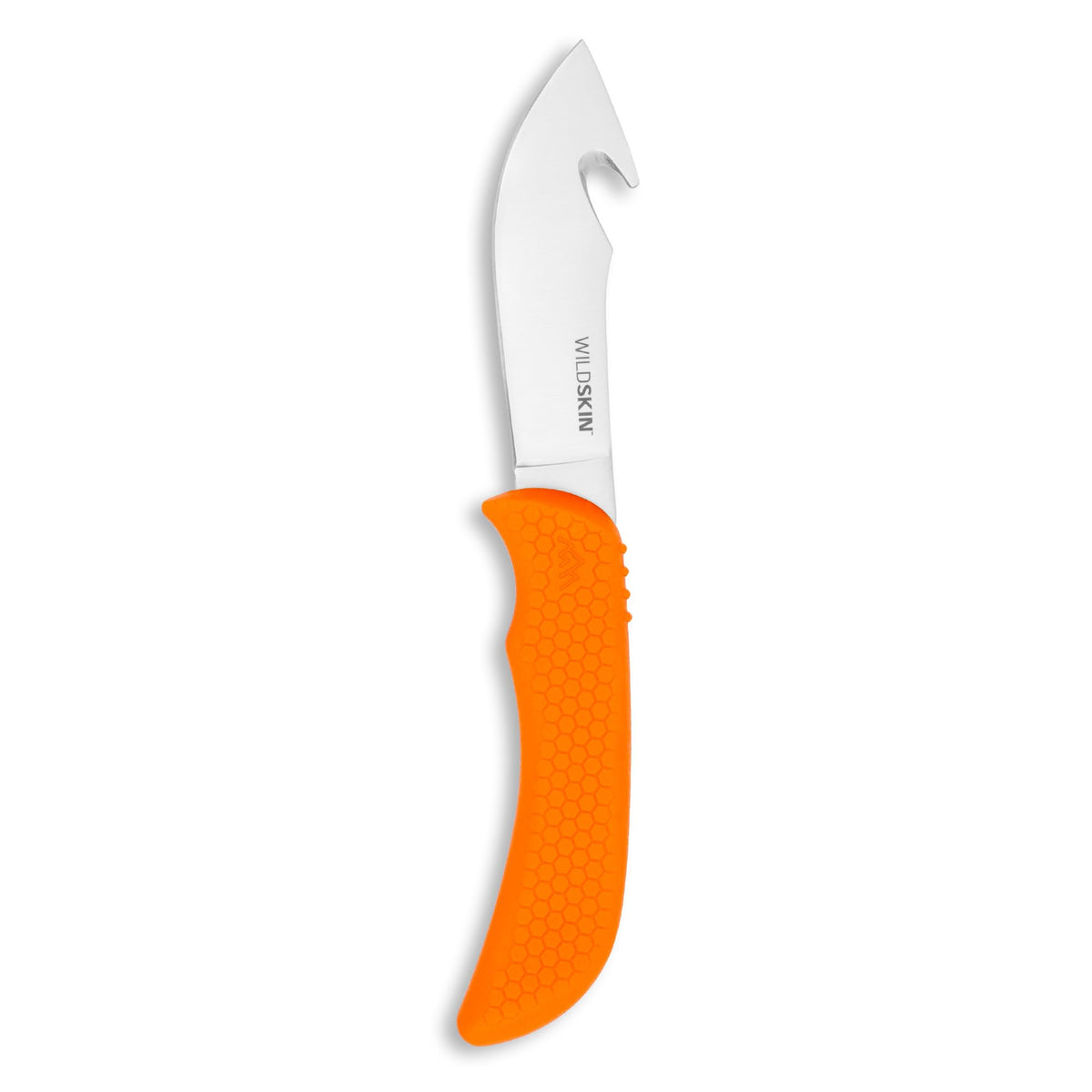 OUTDOOR EDGE WildGuide 4-Piece Hunting Knife Set & Field Dressing Kit | Featuring Razor-Sharp Caping Blade, Gut-Hook Skinning Knife, Bone Saw, in a Camo Nylon Belt Sheath | Butcher Knife Set for Deer
