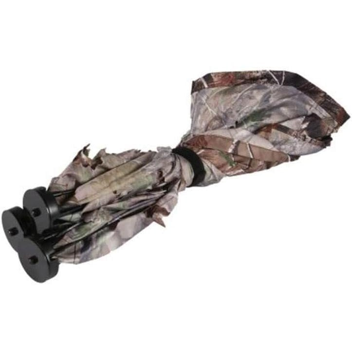 Ameristep Throwdown Ground 3D Leafy Die-Cut Camo Ultra-Compact Easy-Setup Three-Panel Low-Noise Run-and-Gun 2-Person Hunting Blind