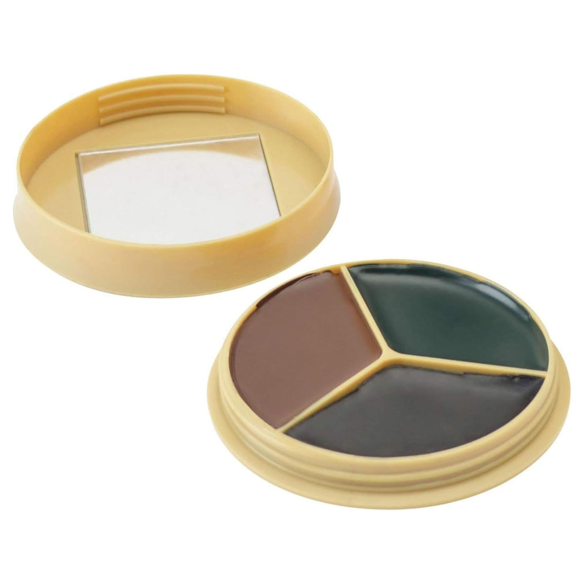 HME Camo Face Paint Kit with Mirror - Long-Lasting Non-Glare Easy-to-Use Concealment Makeup for Hunting in Compact Case, 5 Colors