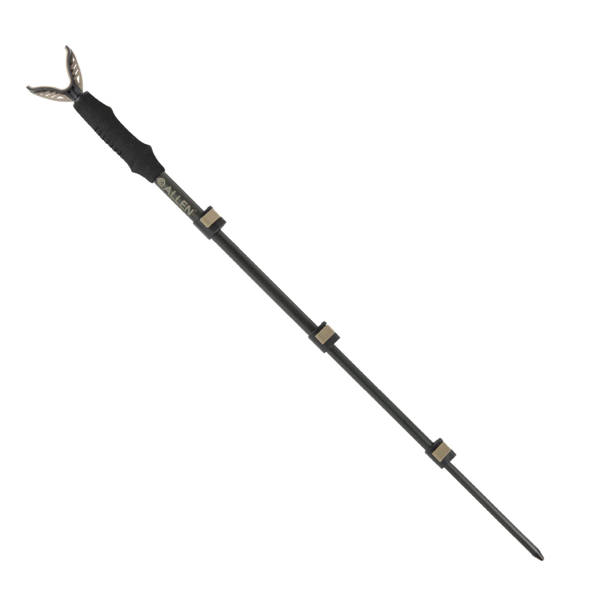Allen Company Monopod Shooting Stick and Gun Rest - Adjustable Height - Removable Cradle - Padded Grip - Aluminum - Rifle Shooting Rest, Camera Stand - Gun Accessories, Hunting Gear
