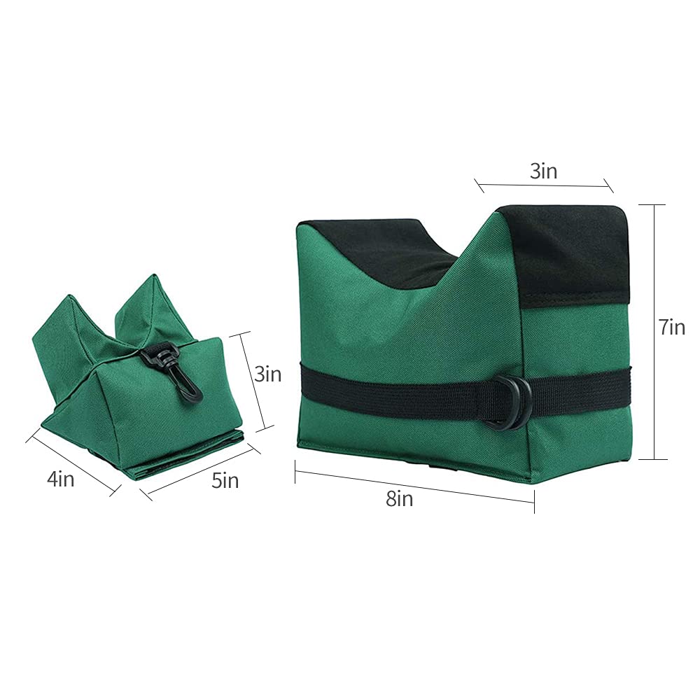 Rest Bags, Unfilled Rest Front & Rear Support Sandbag Stand Holders (Bags Come unfilled)