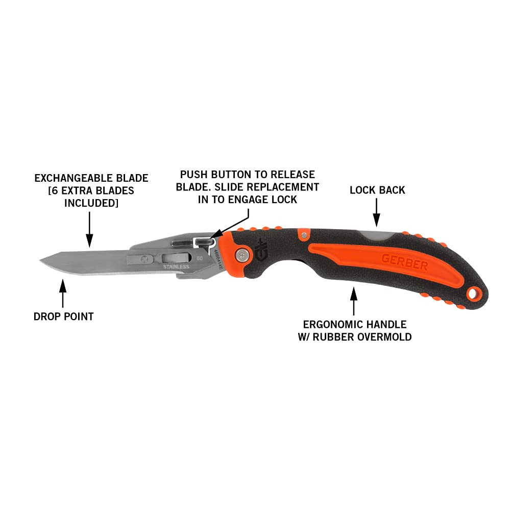 Gerber Vital Pack Compact Folding Saw for Camping and Survival with Sheath