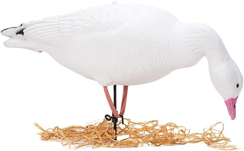 Heerweiyi Goose Decoys Pack of 6, Popular New Material EVA Collapsible Plastic Goose Hunting Decoys, Goose Decoys, Easy to Carry and Use, Cost Effective