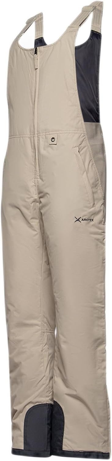 Arctix Women's Essential Insulated Ski Bibs, Water Resistant Snow Pants for Skiing & Snowboarding