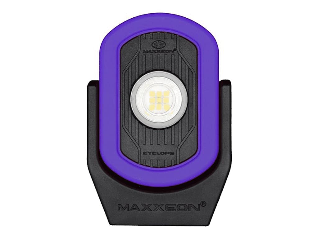 MAXXEON MXN00810 WorkStar Cyclops, USB-C Rechargeable LED Inspection Light, Red, (Pack of 1)
