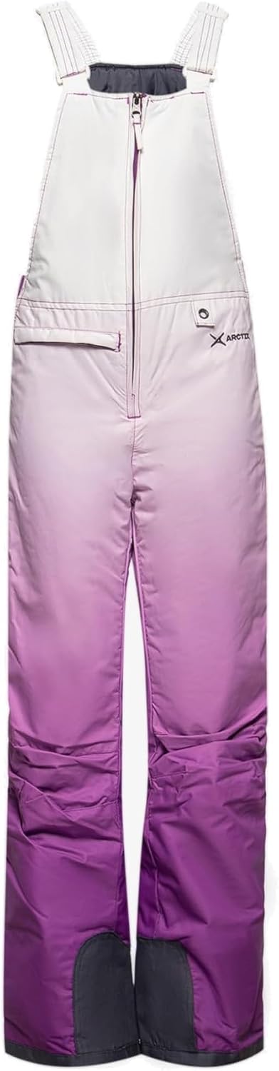 Arctix Women's Essential Insulated Ski Bibs, Water Resistant Snow Pants for Skiing & Snowboarding