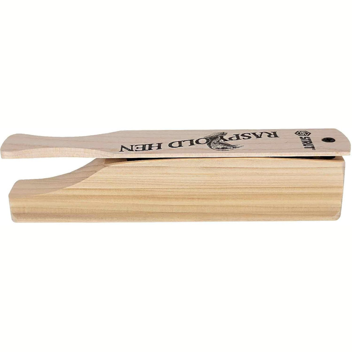 Hunters Specialties Raspy Old Hen Box Call - Native Hardwood Construction Wide Range of Realistic Turkey Sounds