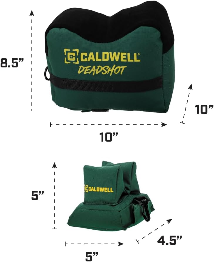 Caldwell Deadshot Shooting Rest with Front and Rear Rests, Water Resistant, for Range, Shooting, and Hunting
