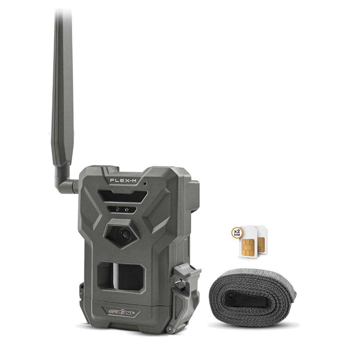 SPYPOINT Flex-M Twin, Cellular Trail Camera, Night Vision, Free Photo Plan
