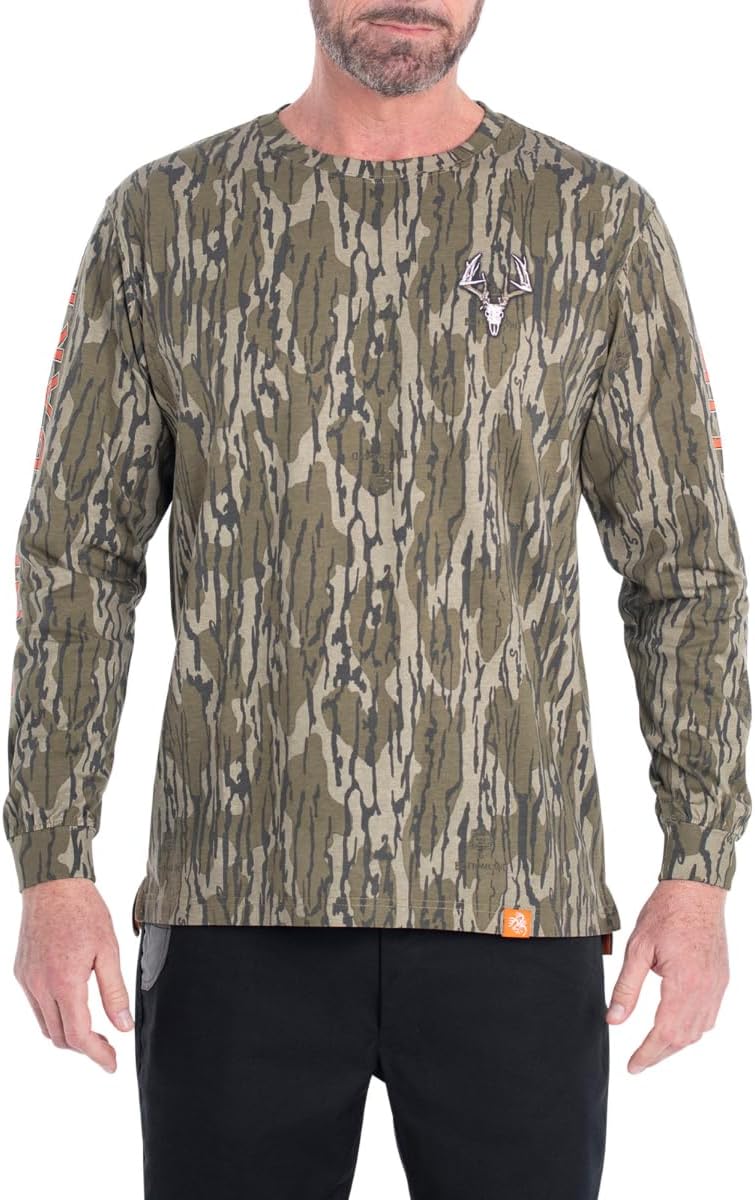 Legendary Whitetails Mens Long Sleeve T-Shirt 100% Cotton Preshrunk Tee