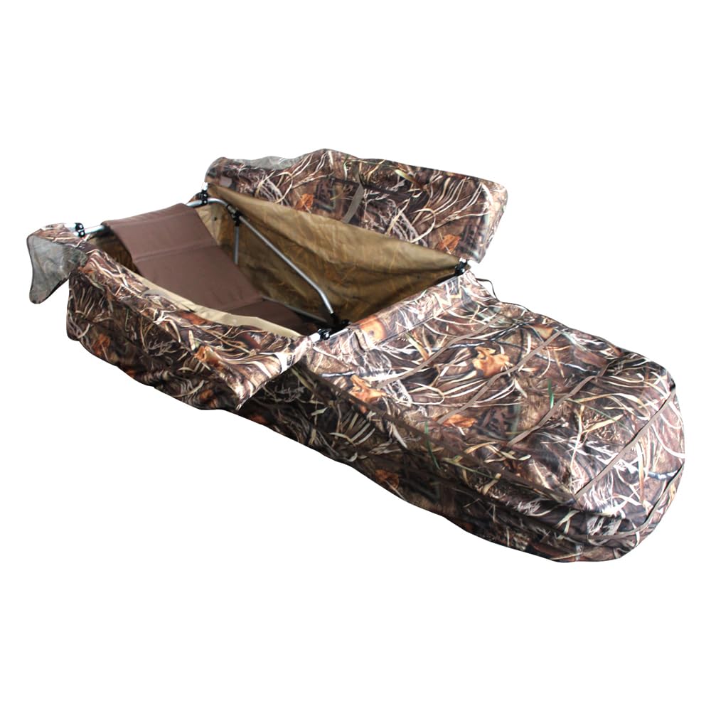 THUNDERBAY Waterfowl Layout Hunting Blind, Waterfowl Field Hunting Blind for Duck Hunting, Aluminum Frame Duck Blind