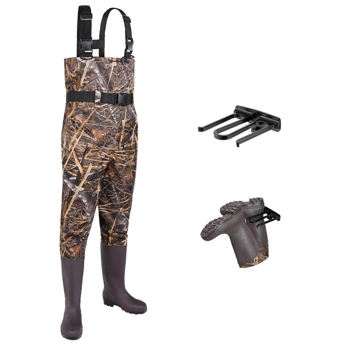 FISHINGSIR Waders for Men Waterproof Women Fishing Chest Wader with Boots