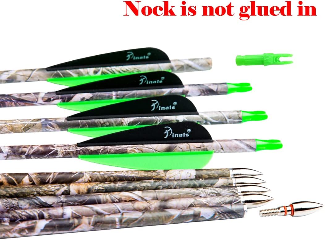 Archery 28 30 Inch 300 340 350 400 Spine Carbon Hunting Arrows