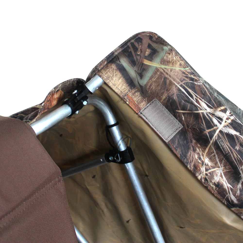 THUNDERBAY Waterfowl Layout Hunting Blind, Waterfowl Field Hunting Blind for Duck Hunting, Aluminum Frame Duck Blind