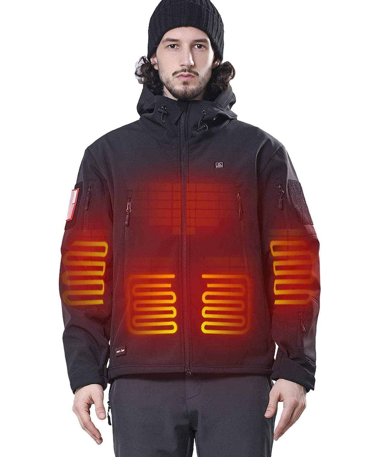 DEWBU Heated Jacket for Men with 12V Battery Pack