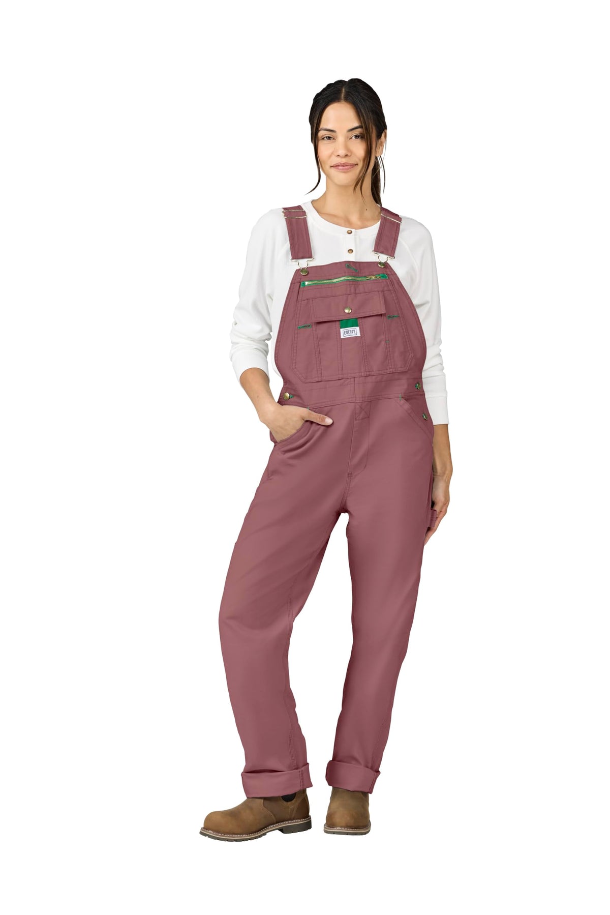 Liberty Women's Washed Duck Bib Overalls