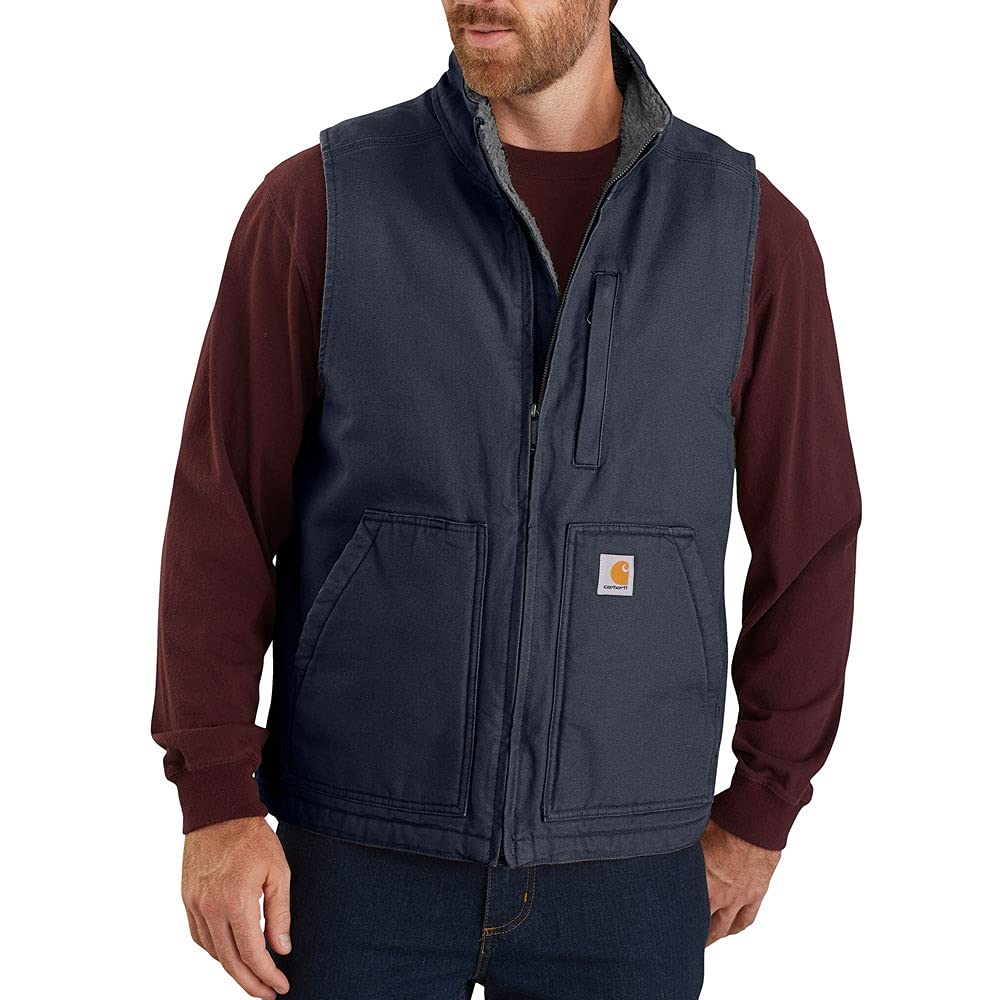 Carhartt Men's Washed Duck Mock-Neck Vest