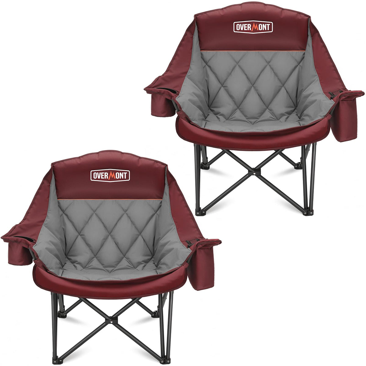 Overmont Oversized XL Camping Chair for Adults 500 lb Support