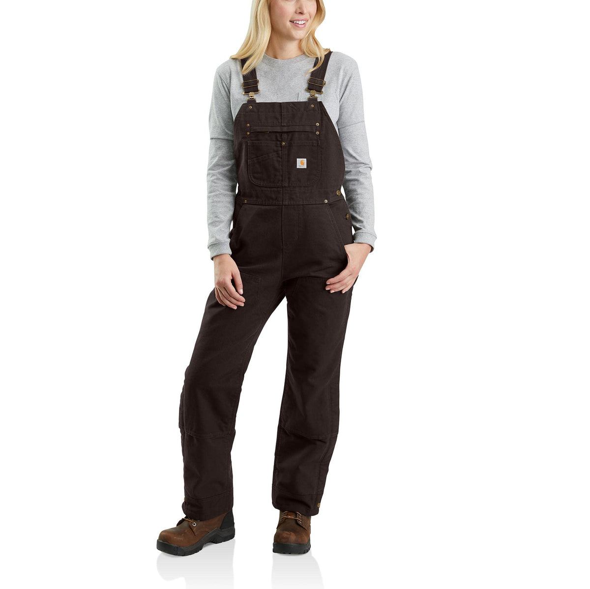 Carhartt Women's Washed Duck Insulated Bib Overall