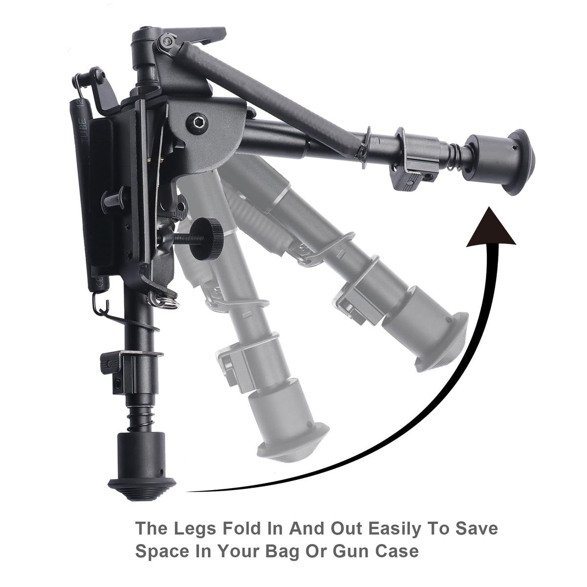 Twod Tactical Rifle Bipod -Adjustable Rifle Bipod Picatinny Rail