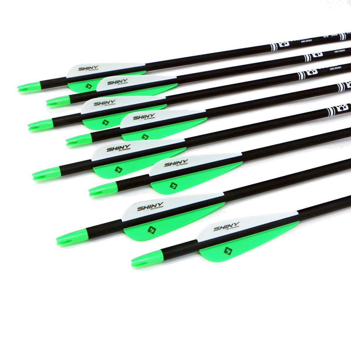 30" Carbon Arrows for Compound Recurve Bow Hunting Target