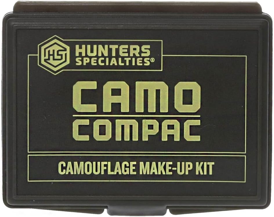 Hunters Specialties Camo-Compac 3/4/5 Color Makeup Kit - Pocket Size Long-Lasting Easy-to-Use Concealment Makeup for Hunting