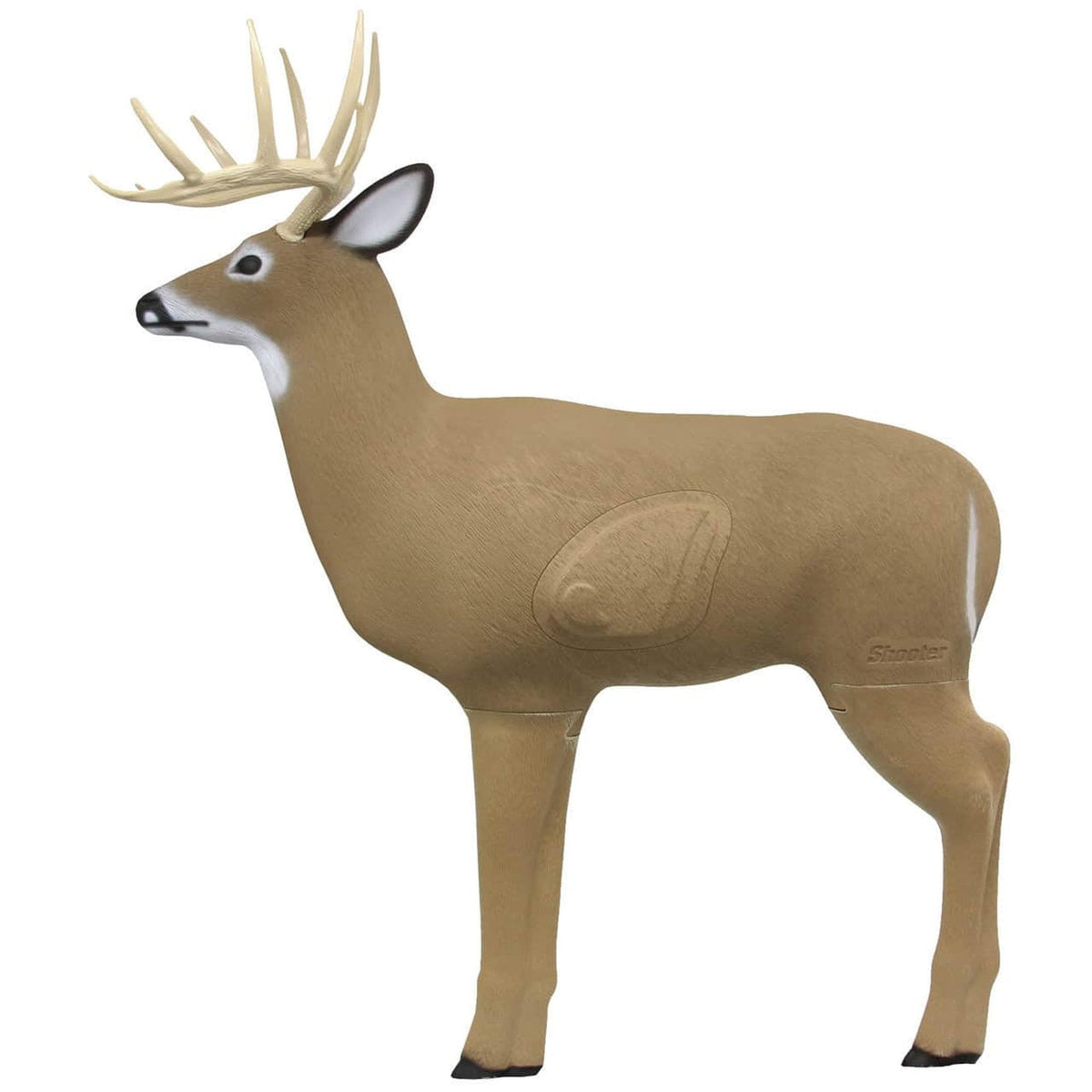 SHOOTER Buck 3D Archery Target, Replaceable Insert for Long Life, Weather-Resistant Construction, High-Density Impact-Response Foam Withstands Field Points, Broadheads, and Expandables