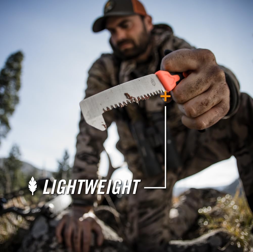 Gerber Vital Pack Compact Folding Saw for Camping and Survival with Sheath