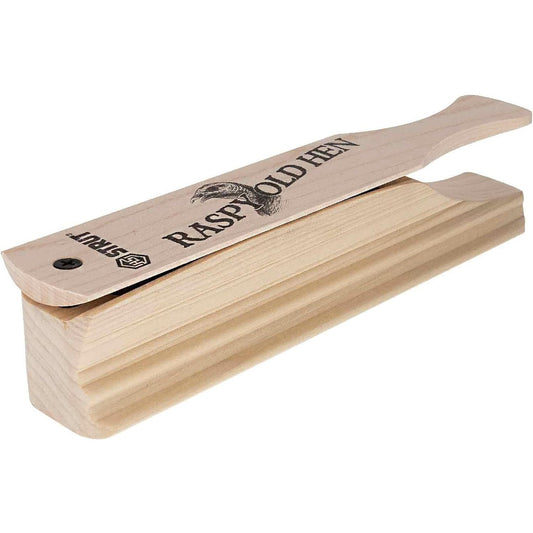 Hunters Specialties Raspy Old Hen Box Call - Native Hardwood Construction Wide Range of Realistic Turkey Sounds